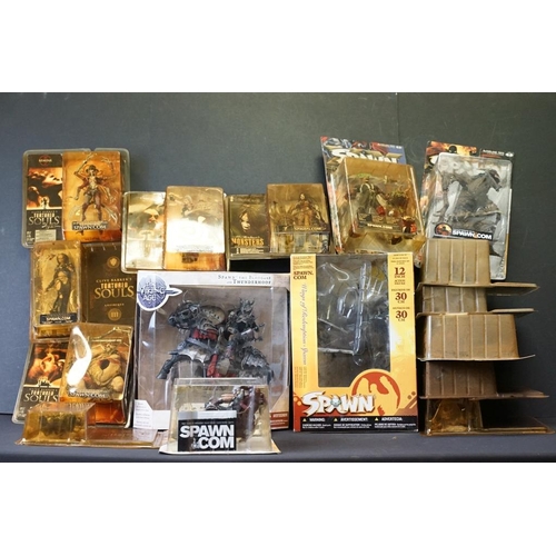 364 - Collection of 15 boxed and carded Spawn action figures to include McFarlane Toys examples featuring ... 