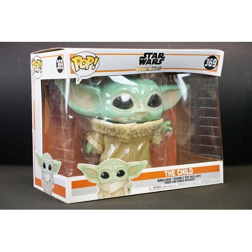 372 - Star Wars - Boxed Funko POP! Star wars The Mandalorian 369 ' The Child ' (squash to box), Hasbro Sta... 