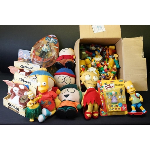 378 - Collection of various TV and film related figures to include a quantity of The Simpsons figures to i... 