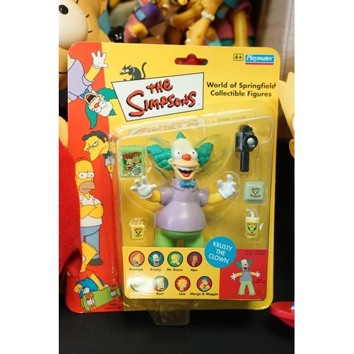 378 - Collection of various TV and film related figures to include a quantity of The Simpsons figures to i... 