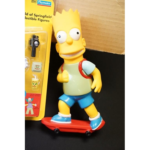 378 - Collection of various TV and film related figures to include a quantity of The Simpsons figures to i... 