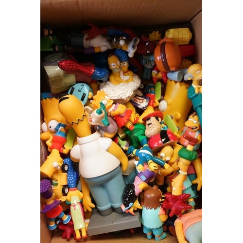 378 - Collection of various TV and film related figures to include a quantity of The Simpsons figures to i... 