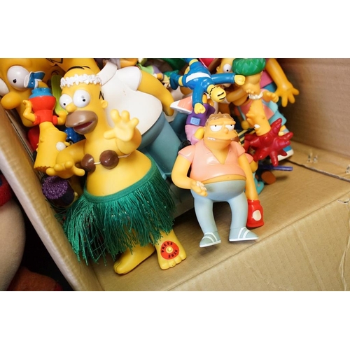 378 - Collection of various TV and film related figures to include a quantity of The Simpsons figures to i... 