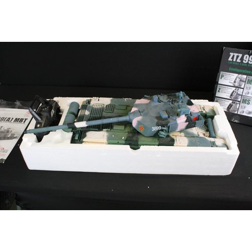 241 - Boxed Heng Long 1/16 ZTZ 99 MBT 2.46KZ R/C Main Battle Tank, complete