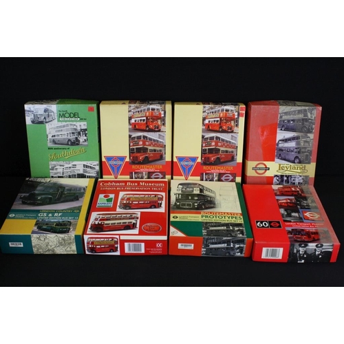 1361 - 12 boxed EFE Exclusive First Editions diecast model bus sets to include 2 x London Transport Museum ... 