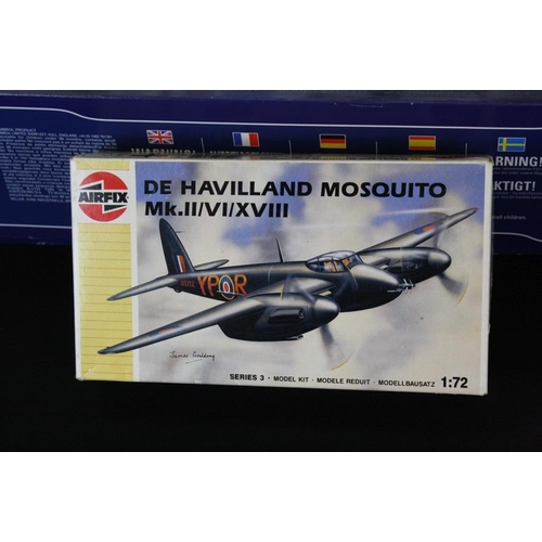 179 - 24 boxed and unbuilt Airfix 1/72 scale plastic model kits to include models A12050, 909002, 11050, 0... 