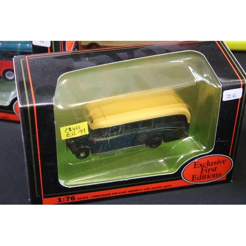 1047 - 48 Boxed EFE Exclusive First Editions diecast model buses, ex (three boxes)