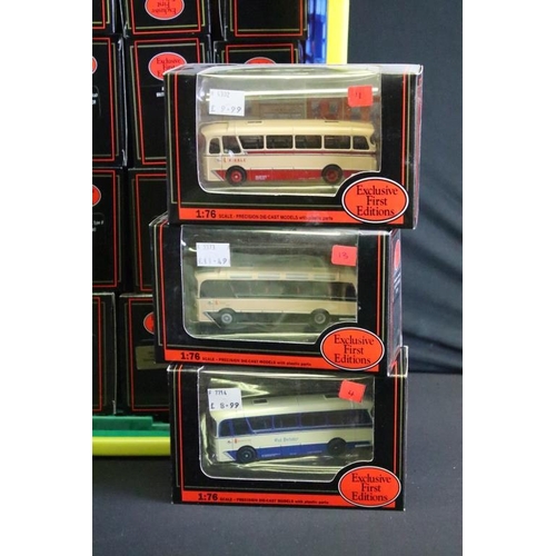 1047 - 48 Boxed EFE Exclusive First Editions diecast model buses, ex (three boxes)