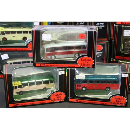 1047 - 48 Boxed EFE Exclusive First Editions diecast model buses, ex (three boxes)