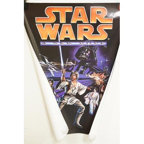 400 - Star Wars - Collection of Star Wars related items to include a life size cardboard cut out shop disp... 