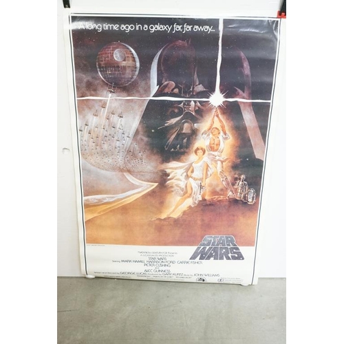 400 - Star Wars - Collection of Star Wars related items to include a life size cardboard cut out shop disp... 