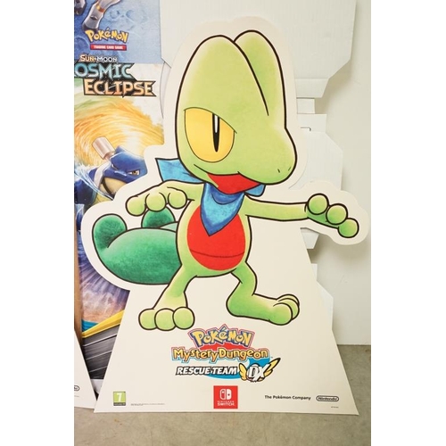 489A - Pokémon - Five Pokémon shop displays to include 2 x Mystery Dungeon Rescue Team, Sun & Moon Cosmic E... 