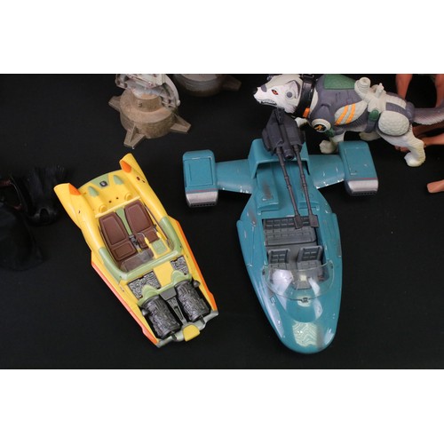 399A - Collection of various Star Wars and Action Man related items to include Star Wars vehicles and figur... 