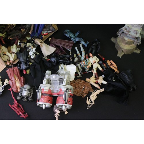 399A - Collection of various Star Wars and Action Man related items to include Star Wars vehicles and figur... 