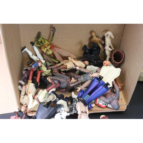 399A - Collection of various Star Wars and Action Man related items to include Star Wars vehicles and figur... 