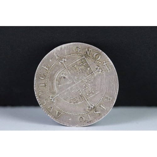 31 - A British early Milled King Charles I Silver Sixpence