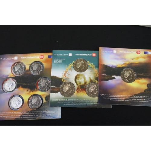 96 - A collection of Uncirculated collectors coin packs to include Royal Mint examples together with a co... 