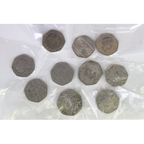 10 - A Collection Of Mainly Mixed British Coins To Include Pre Decimal Silver, Collectable 50p And £2 coi... 