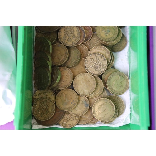 125 - A collection of mainly British pre decimal coins to include King George III Cartwheel and some silve... 