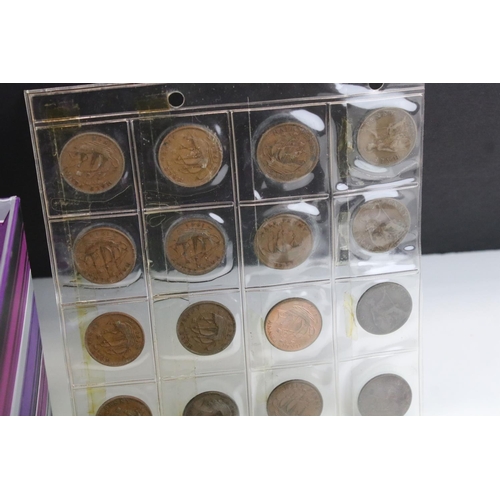 125 - A collection of mainly British pre decimal coins to include King George III Cartwheel and some silve... 