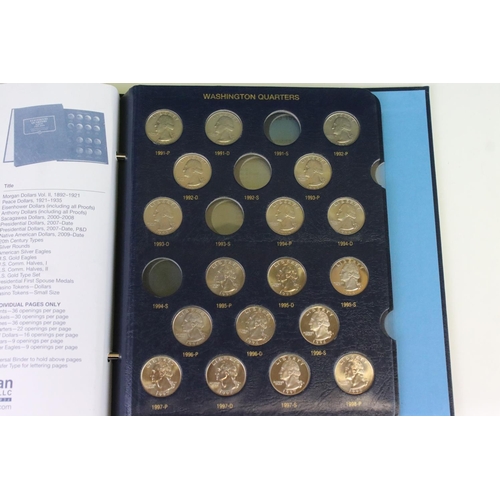 16 - A Collection Of United States Of America Washington Quarter Coins Dating 1932 - 1998 to include silv... 