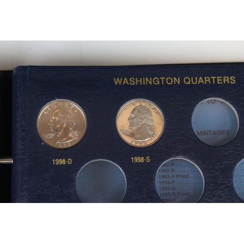 16 - A Collection Of United States Of America Washington Quarter Coins Dating 1932 - 1998 to include silv... 