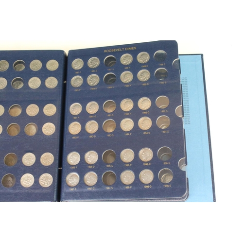 19 - A Collection Of United States Of America Roosevelt Dimes And Jefferson Nicklels to include silver ex... 