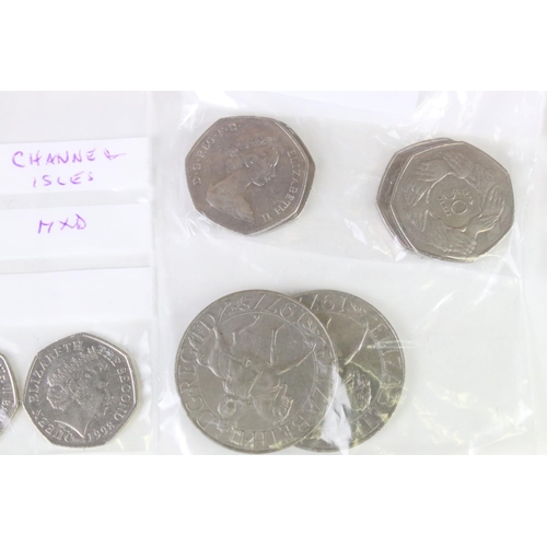 27 - A Collection Of Mainly British Collectable Circulated And uncirculated Coins To Include 50p And £2 e... 