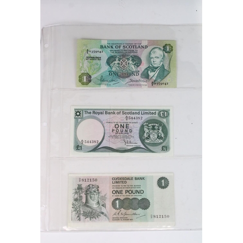 55 - A Collection Of Thirteen Circulated And Uncirculated British And Irish Banknotes To Include Isle Of ... 