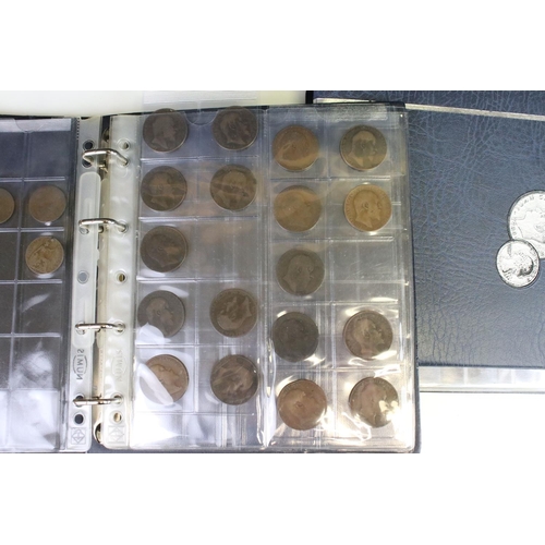 64 - A Large Collection Of Mainly British Pre Decimal Coins Contained Within Seven Collectors Albums To I... 