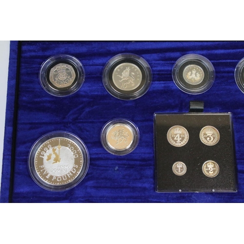 67 - A Royal Mint United Kingdom Queen Elizabeth II 2000 Millennium silver proof coin collection comprisi... 