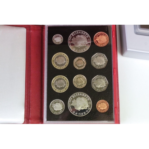 71 - A Collection Of Six Royal Mint Proof Coin Year Sets To Include 2000, 2001, 2002, 2003, 2004 And 2005