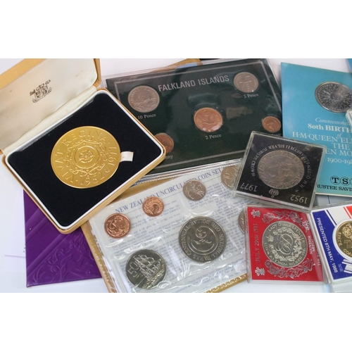 76 - A Collection Of Mainly British Uncirculated Coin Sets To Include £2, £1, £5 and Commemorative Exampl... 