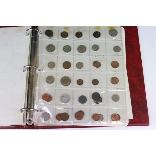 77 - A Collection Of British And World Coins Contained Within An Album To Include Silver Examples, Chines... 