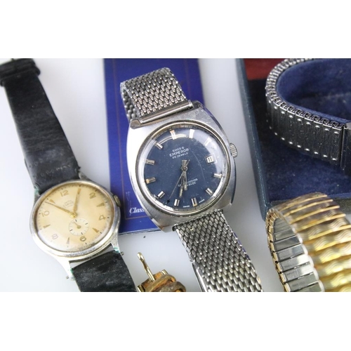 564 - Collection of vintage gents and ladies wristwatches to include Tissot Seastar; Emporer; Sekonda; Avi... 