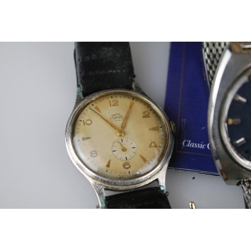 564 - Collection of vintage gents and ladies wristwatches to include Tissot Seastar; Emporer; Sekonda; Avi... 