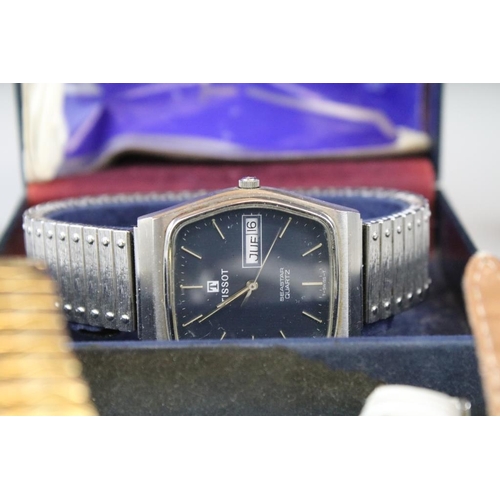 564 - Collection of vintage gents and ladies wristwatches to include Tissot Seastar; Emporer; Sekonda; Avi... 