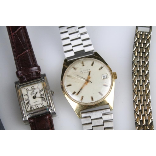 564 - Collection of vintage gents and ladies wristwatches to include Tissot Seastar; Emporer; Sekonda; Avi... 