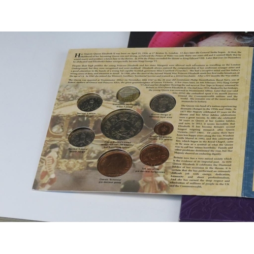 268 - A collection of United Kingdom Royal Mint coin sets to include the 2007 Diamond Wedding Crown, 2002 ... 