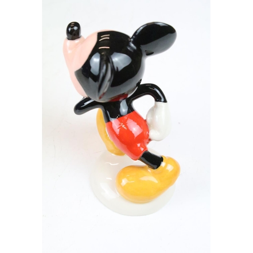 25 - Six boxed Royal Doulton 'The Mickey Mouse Collection' porcelain figures to include Mickey Mouse (MM1... 