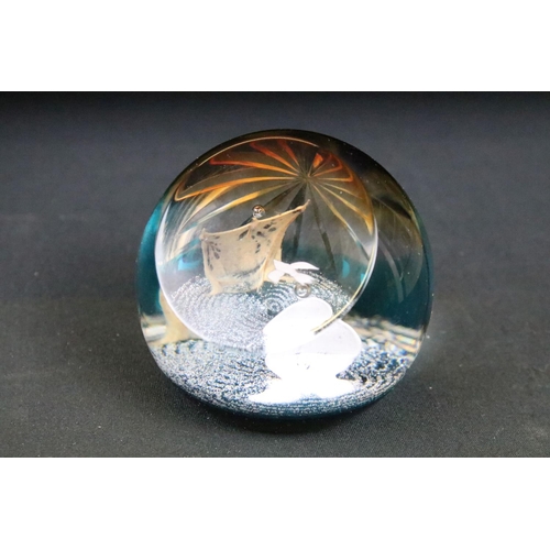 9 - Six Caithness limited edition glass paperweights to include Country Crafts Drystone Wall (21/100), R... 