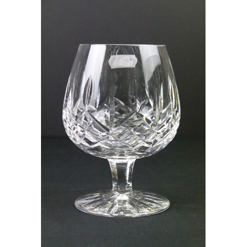 27 - Waterford 'Lismore' pattern drinking glasses to include 6 hock glasses, 6 Champagne glasses, 6 wine ... 