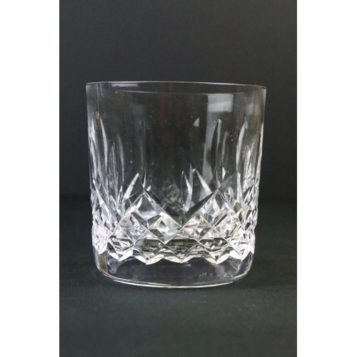 27 - Waterford 'Lismore' pattern drinking glasses to include 6 hock glasses, 6 Champagne glasses, 6 wine ... 