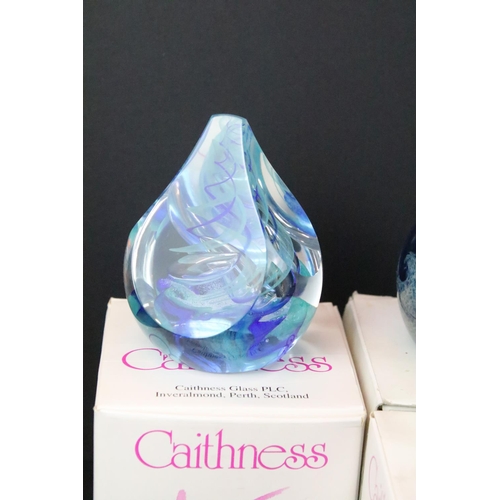 53 - Ten boxed Caithness glass paperweights to include Ocean Odyssey (ltd edn no. 43/350), Sweet Columbin... 