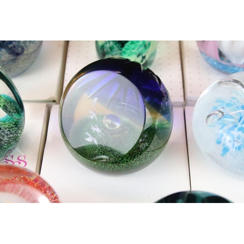 53 - Ten boxed Caithness glass paperweights to include Ocean Odyssey (ltd edn no. 43/350), Sweet Columbin... 