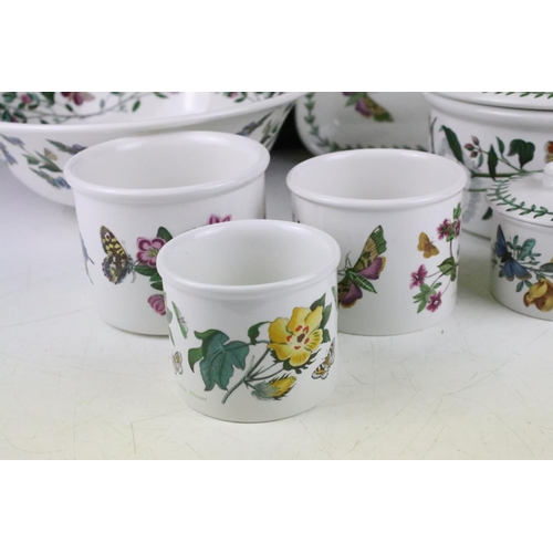 55 - Portmeirion 'The Botanic Garden' ceramics to include a fruit bowl (28cm diameter), rectangular oven ... 