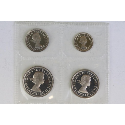 306 - A British Queen Elizabeth II 1981 silver four coin Maundy Set.