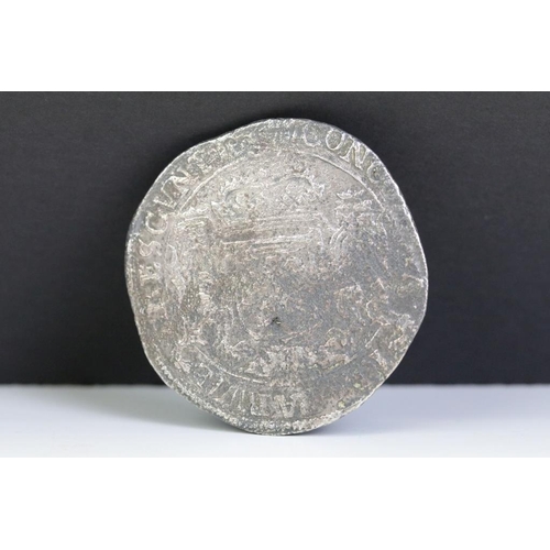 317 - A silver coin recovered in 1971 from the The Dutch East-Indiaman Hollandia sunk in 1743.