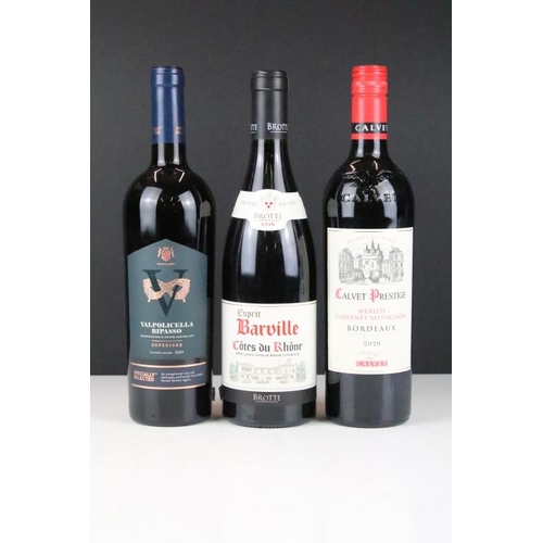 719 - Wine - Six bottles of red wine (75cl) to include Errazuriz Estate 2020 Cabernet Sauvignon (13.5%), E... 