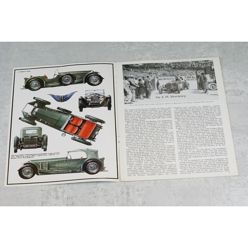 215 - A small group of vintage car brochures to include the 4.5 litre S-Type Invicta and the Maserati 250F... 